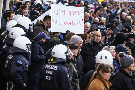Pegida Demo in Köln