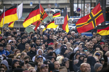 Pegida Demo in Köln