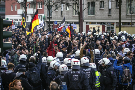 Pegida Demo in Köln