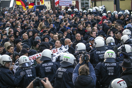 Pegida Demo in Köln