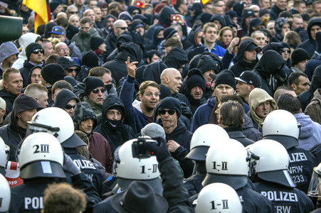 Pegida Demo in Köln