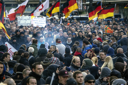 Pegida Demo in Köln