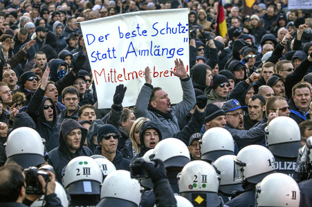 Pegida Demo in Köln
