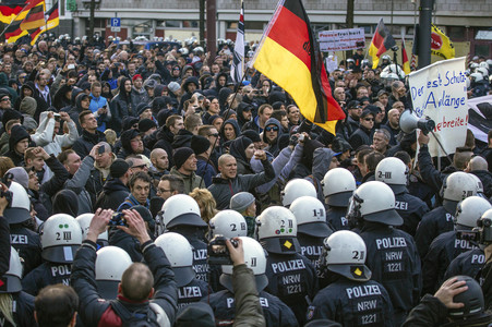 Pegida Demo in Köln
