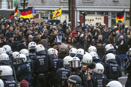 Pegida Demo in Köln