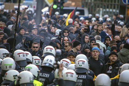 Pegida Demo in Köln