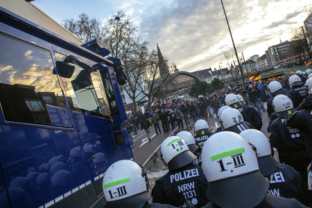 Pegida Demo in Köln