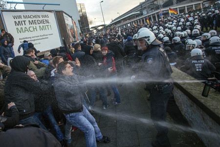 Pegida Demo in Köln