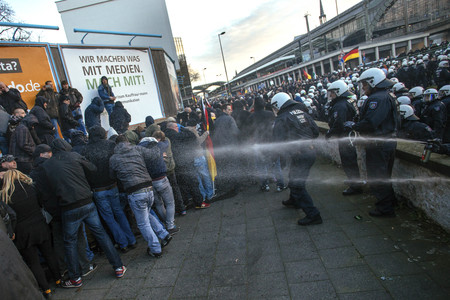 Pegida Demo in Köln