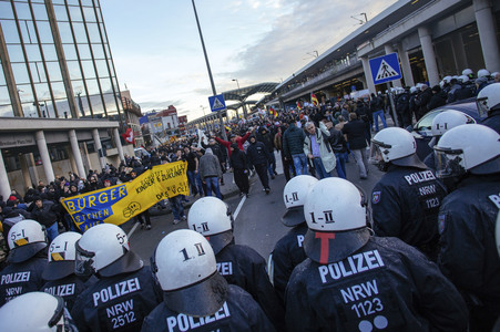 Pegida Demo in Köln