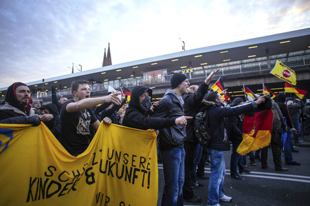 Pegida Demo in Köln