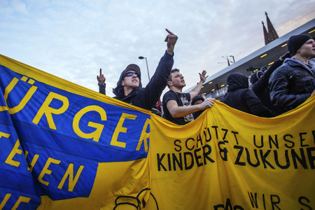 Pegida Demo in Köln