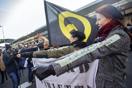 Pegida Demo in Köln