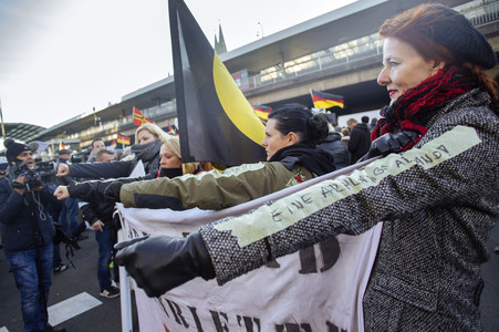 Pegida Demo in Köln