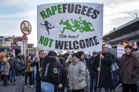 Pegida Demo in Köln