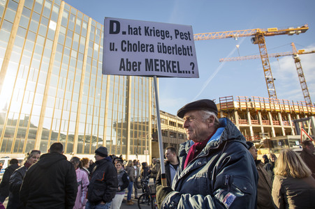 Pegida Demo in Köln
