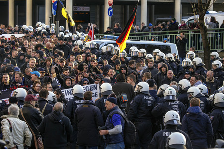 Pegida Demo in Köln
