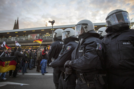 Pegida Demo in Köln