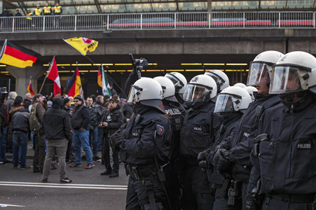 Pegida Demo in Köln