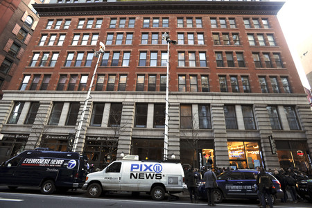 Trauerbekundung vor dem Apartment von David Bowie in New York