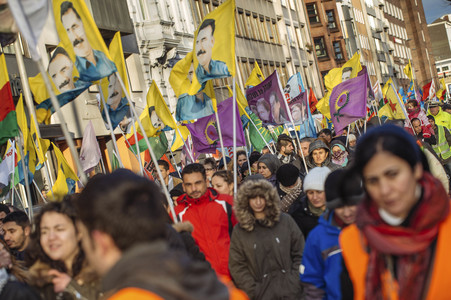 Kurden-Demo in Köln