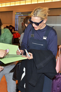 Ankunft von Cate Blanchett in Japan