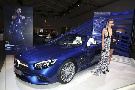 Xavi Reyes presented by Mercedes-Benz & Elle Fashion Show auf der Mercedes-Benz Fashion Week Autumn/Winter 2016 in Berlin
