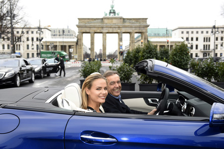 Xavi Reyes presented by Mercedes-Benz & Elle Fashion Show auf der Mercedes-Benz Fashion Week Autumn/Winter 2016 in Berlin