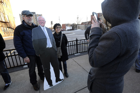 Bernie Sanders sprich in Davenport