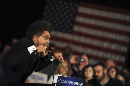 Bernie Sanders sprich in Davenport