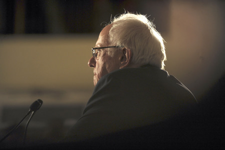 Bernie Sanders sprich in Davenport