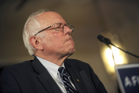 Bernie Sanders sprich in Davenport