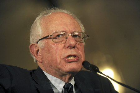 Bernie Sanders sprich in Davenport