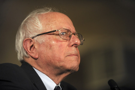 Bernie Sanders sprich in Davenport