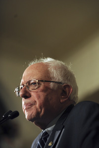 Bernie Sanders sprich in Davenport