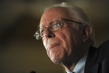 Bernie Sanders sprich in Davenport