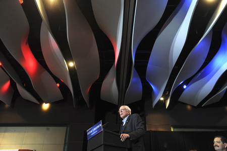 Wahlkampfrede von Bernie Sanders in Cedar Rapids
