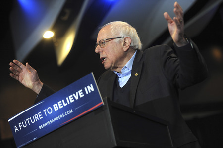 Wahlkampfrede von Bernie Sanders in Cedar Rapids