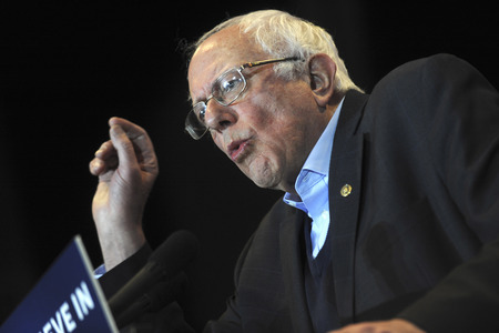 Wahlkampfrede von Bernie Sanders in Cedar Rapids