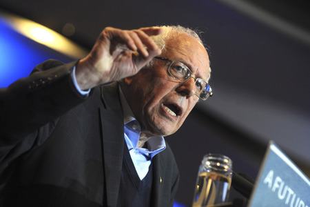Wahlkampfrede von Bernie Sanders in Cedar Rapids