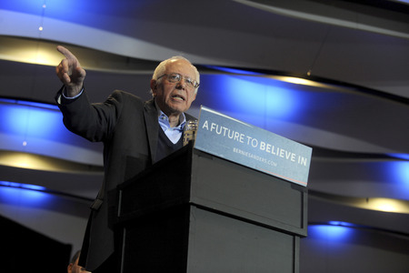Wahlkampfrede von Bernie Sanders in Cedar Rapids