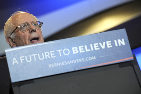 Wahlkampfrede von Bernie Sanders in Cedar Rapids