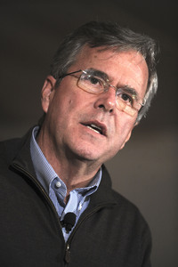 Wahlkampfrede von Jeb Bush in Davenport
