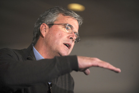 Wahlkampfrede von Jeb Bush in Davenport