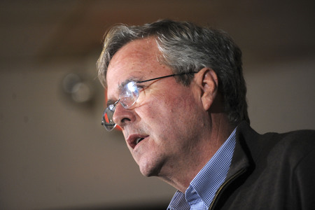 Wahlkampfrede von Jeb Bush in Davenport