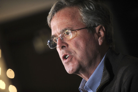 Wahlkampfrede von Jeb Bush in Davenport