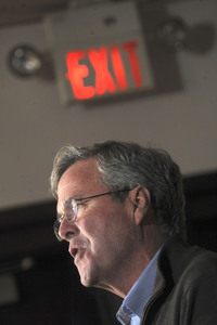 Wahlkampfrede von Jeb Bush in Davenport