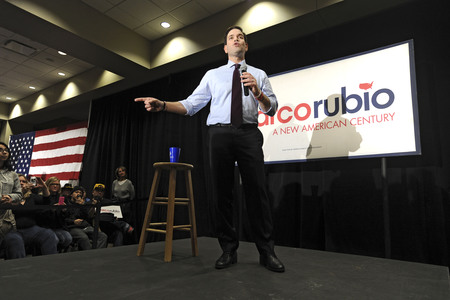 Wahlkampfrede von Marco Rubio in Davenport