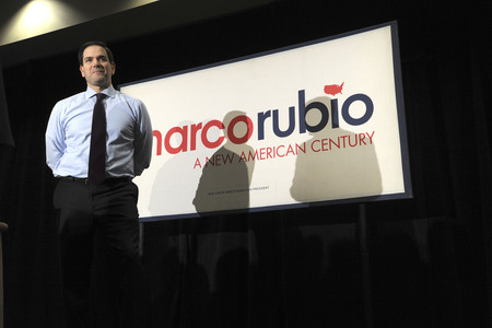 Wahlkampfrede von Marco Rubio in Davenport