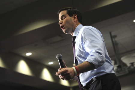 Wahlkampfrede von Marco Rubio in Davenport